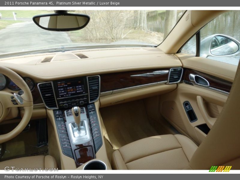 Platinum Silver Metallic / Luxor Beige 2011 Porsche Panamera 4S