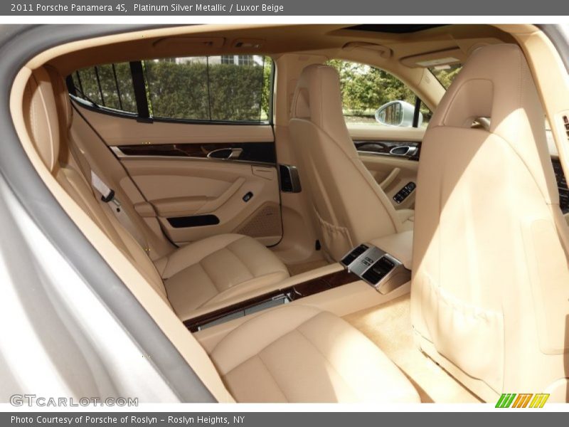 Platinum Silver Metallic / Luxor Beige 2011 Porsche Panamera 4S