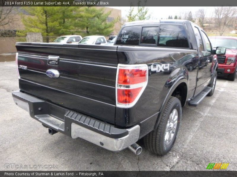 Tuxedo Black / Black 2014 Ford F150 Lariat SuperCab 4x4