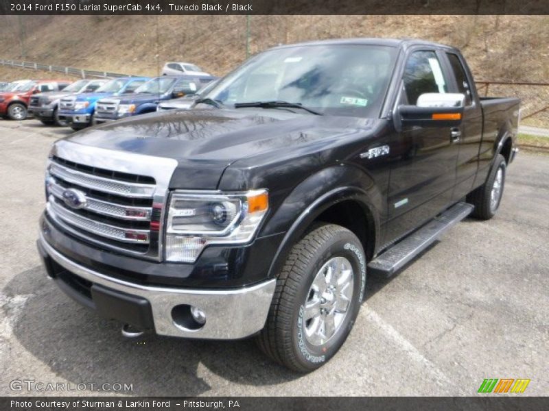 Tuxedo Black / Black 2014 Ford F150 Lariat SuperCab 4x4