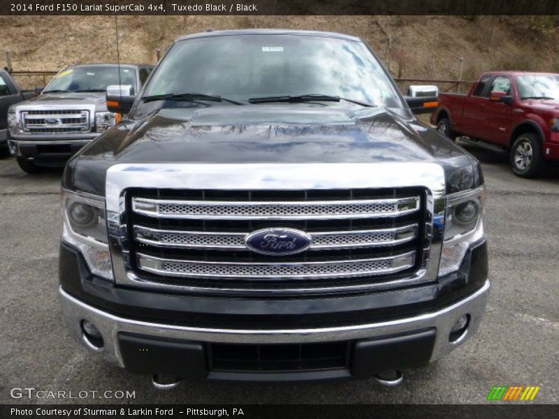 Tuxedo Black / Black 2014 Ford F150 Lariat SuperCab 4x4
