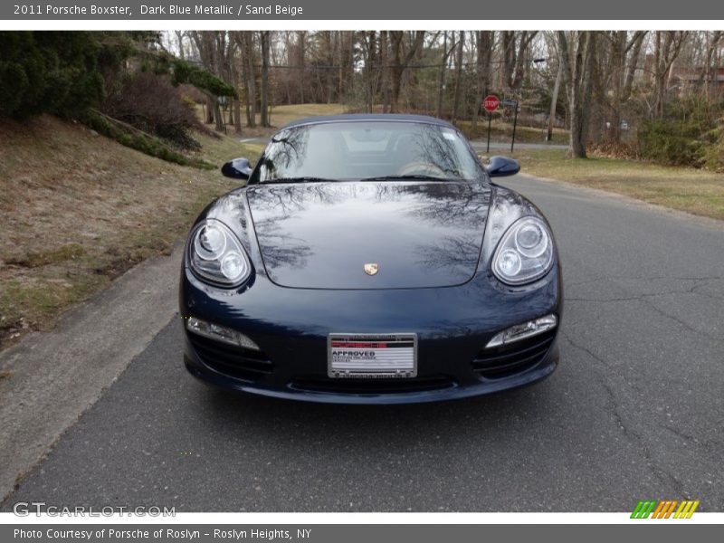 Dark Blue Metallic / Sand Beige 2011 Porsche Boxster