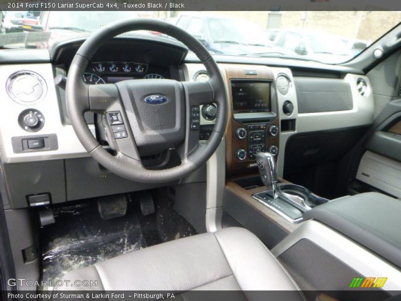 Tuxedo Black / Black 2014 Ford F150 Lariat SuperCab 4x4