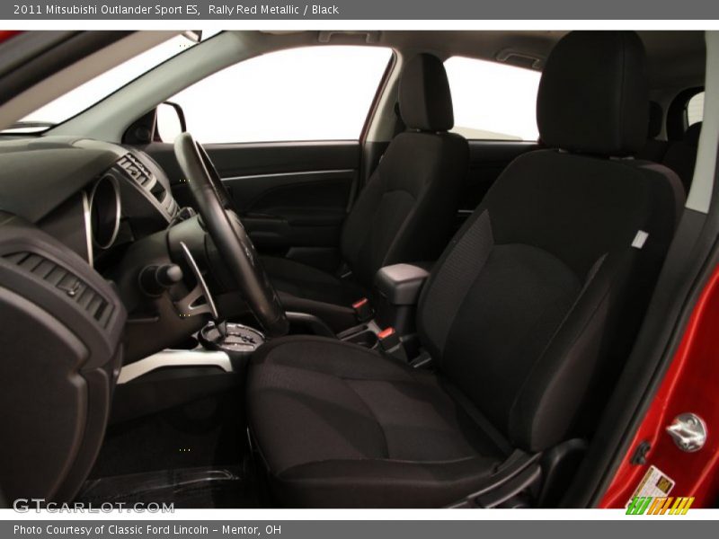 Rally Red Metallic / Black 2011 Mitsubishi Outlander Sport ES