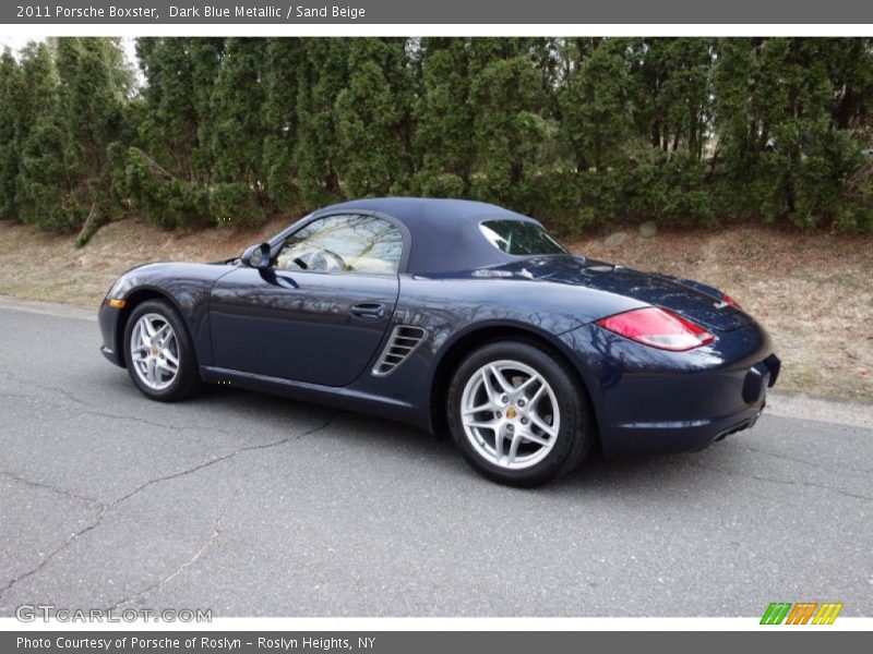 Dark Blue Metallic / Sand Beige 2011 Porsche Boxster