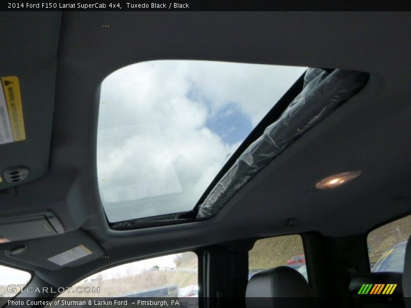 Tuxedo Black / Black 2014 Ford F150 Lariat SuperCab 4x4