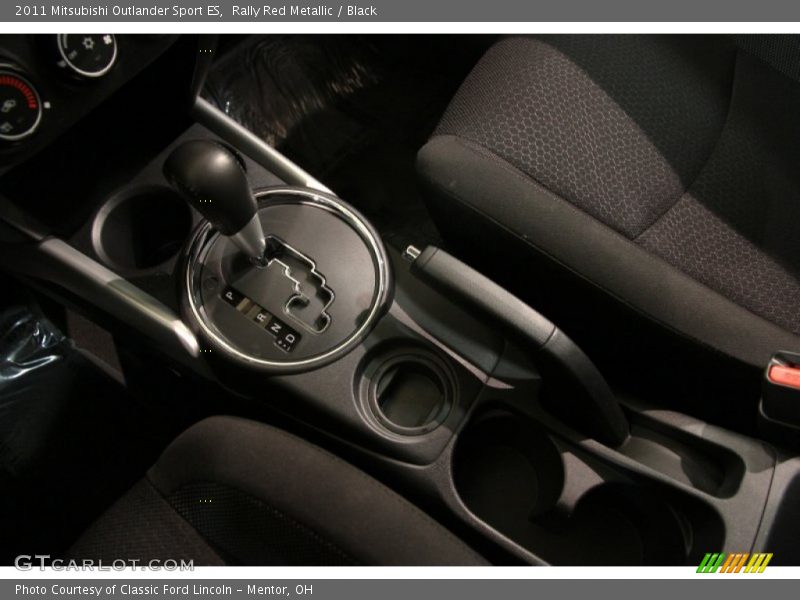 Rally Red Metallic / Black 2011 Mitsubishi Outlander Sport ES