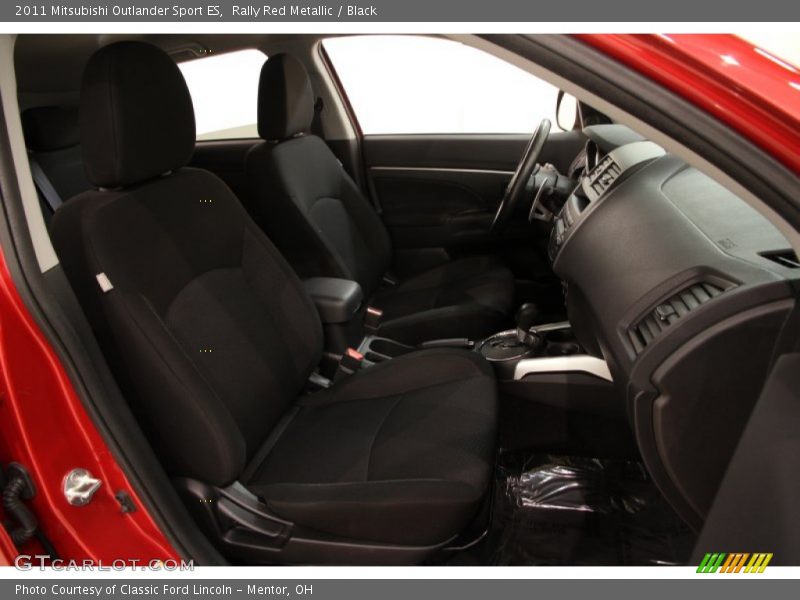 Rally Red Metallic / Black 2011 Mitsubishi Outlander Sport ES
