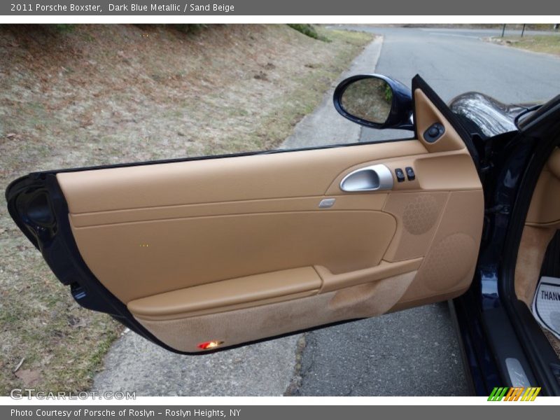 Dark Blue Metallic / Sand Beige 2011 Porsche Boxster