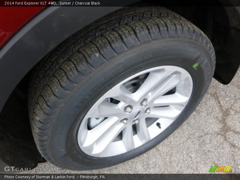 Sunset / Charcoal Black 2014 Ford Explorer XLT 4WD