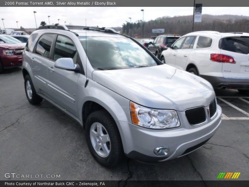 Silver Alloy Metallic / Ebony Black 2006 Pontiac Torrent AWD