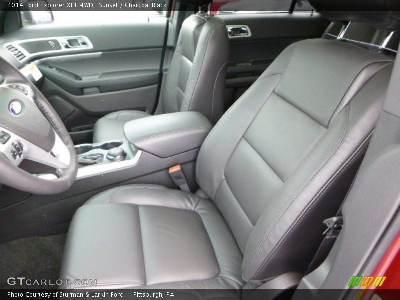 Sunset / Charcoal Black 2014 Ford Explorer XLT 4WD
