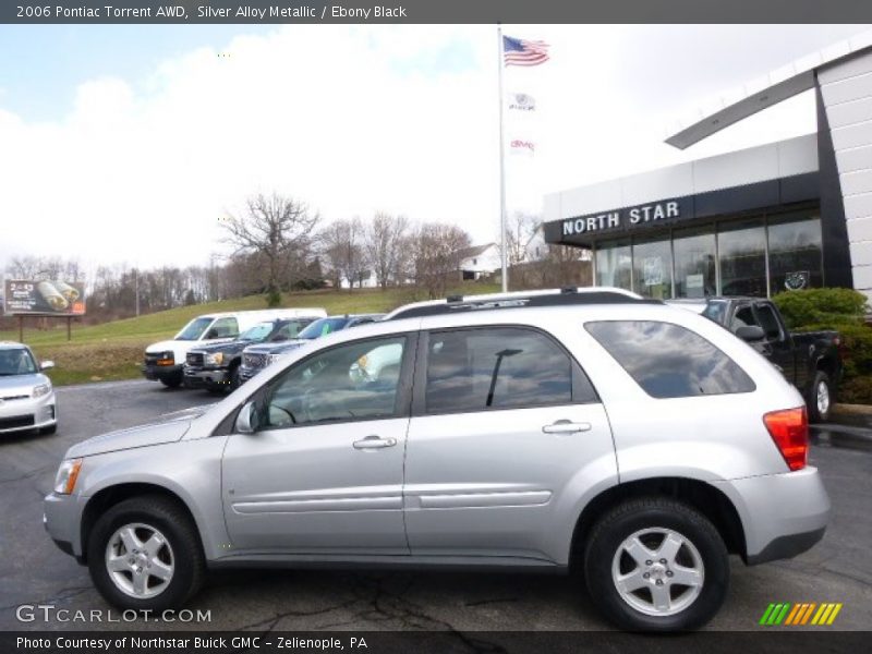 Silver Alloy Metallic / Ebony Black 2006 Pontiac Torrent AWD