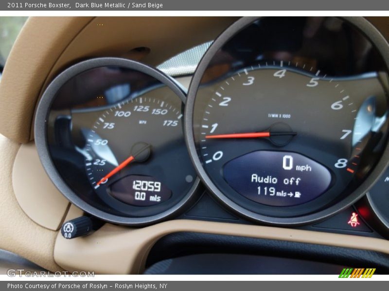 Dark Blue Metallic / Sand Beige 2011 Porsche Boxster