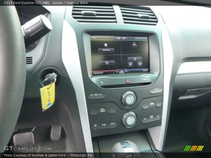Sunset / Charcoal Black 2014 Ford Explorer XLT 4WD