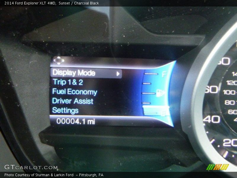 Sunset / Charcoal Black 2014 Ford Explorer XLT 4WD