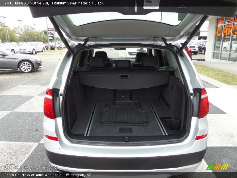 Titanium Silver Metallic / Black 2013 BMW X3 xDrive 28i
