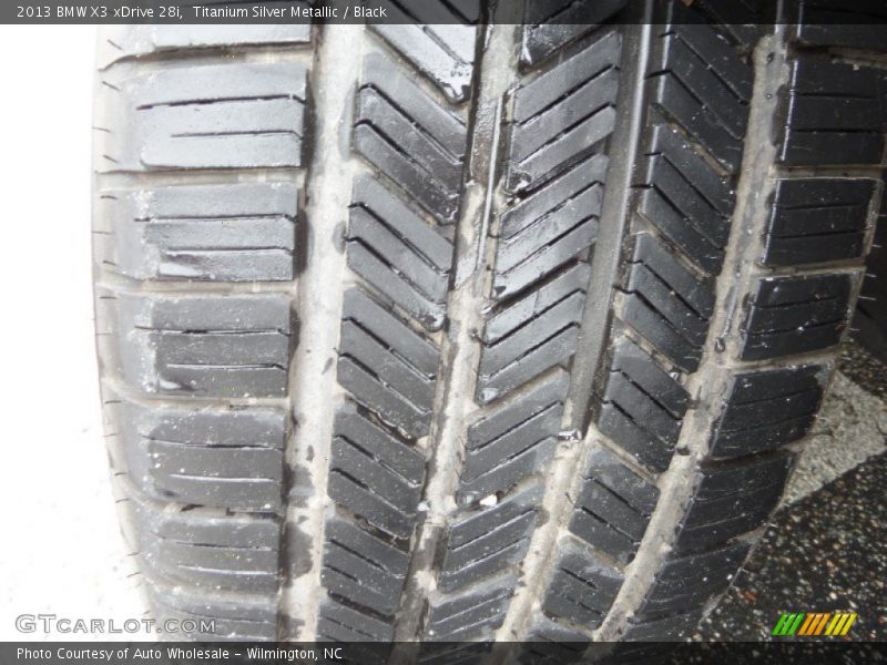 Titanium Silver Metallic / Black 2013 BMW X3 xDrive 28i