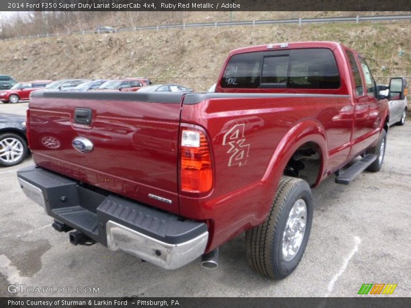  2014 F350 Super Duty Lariat SuperCab 4x4 Ruby Red Metallic