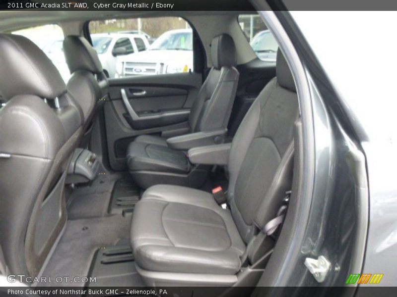 Cyber Gray Metallic / Ebony 2011 GMC Acadia SLT AWD