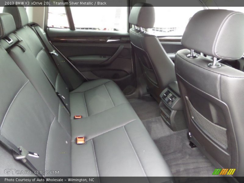 Titanium Silver Metallic / Black 2013 BMW X3 xDrive 28i
