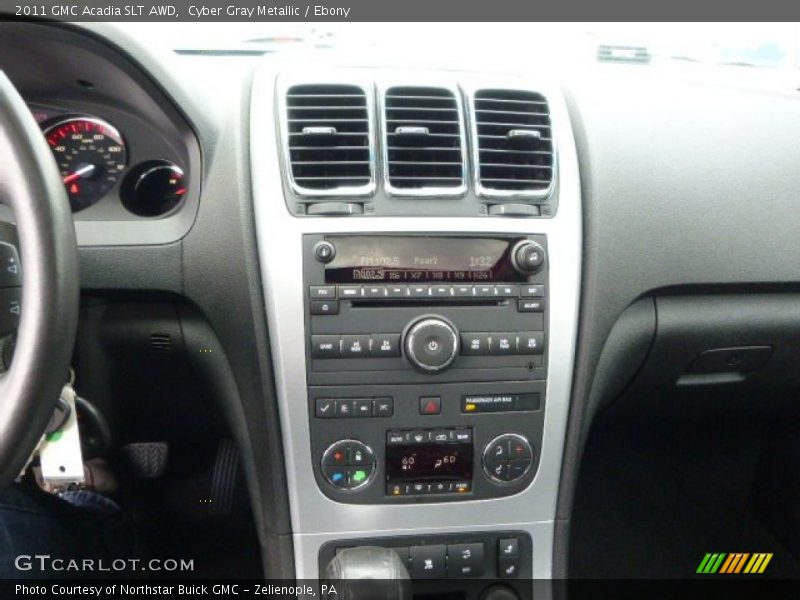 Cyber Gray Metallic / Ebony 2011 GMC Acadia SLT AWD