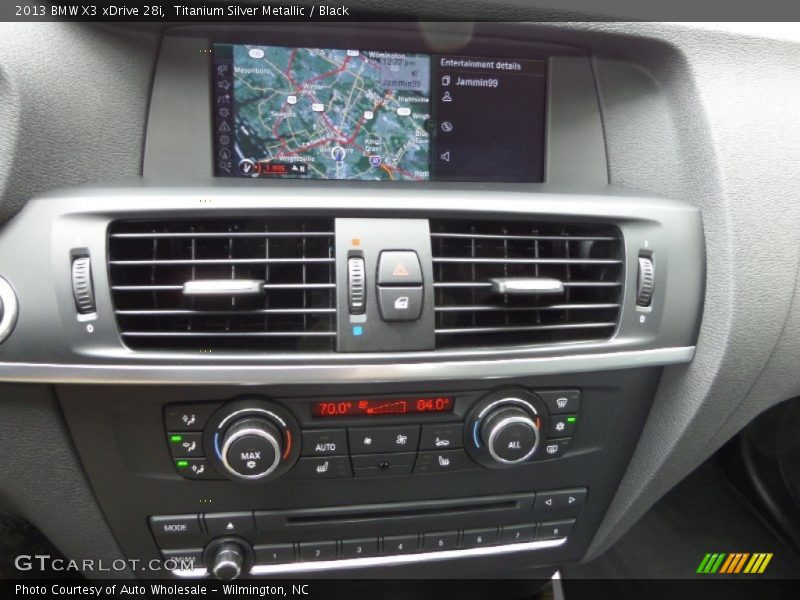 Titanium Silver Metallic / Black 2013 BMW X3 xDrive 28i