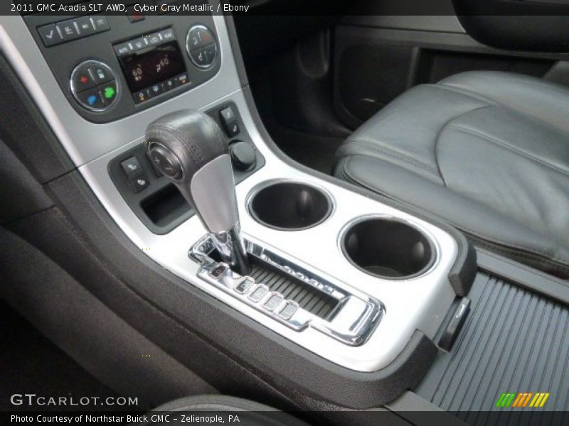 Cyber Gray Metallic / Ebony 2011 GMC Acadia SLT AWD