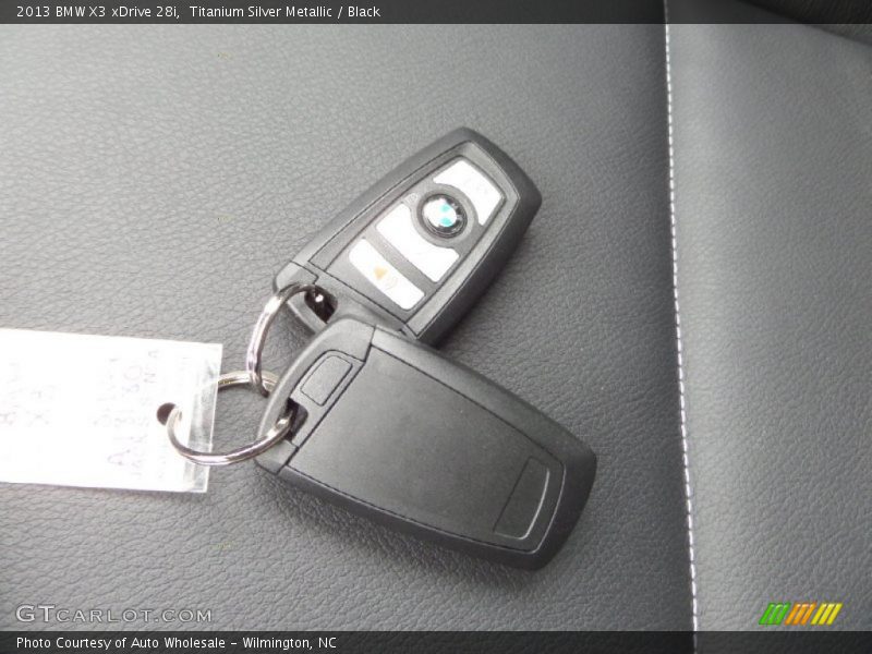 Titanium Silver Metallic / Black 2013 BMW X3 xDrive 28i