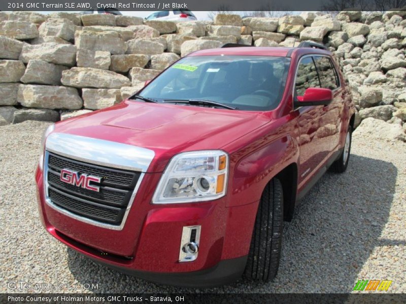 Crystal Red Tintcoat / Jet Black 2014 GMC Terrain SLE AWD