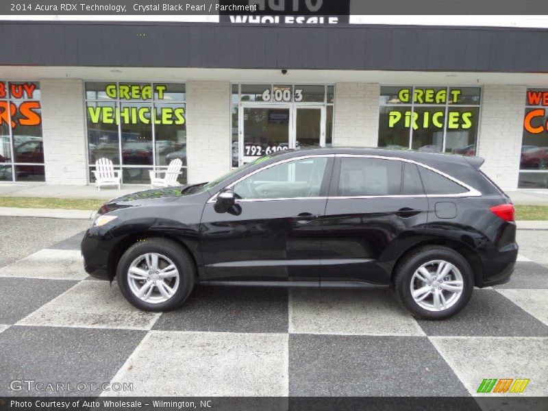 Crystal Black Pearl / Parchment 2014 Acura RDX Technology