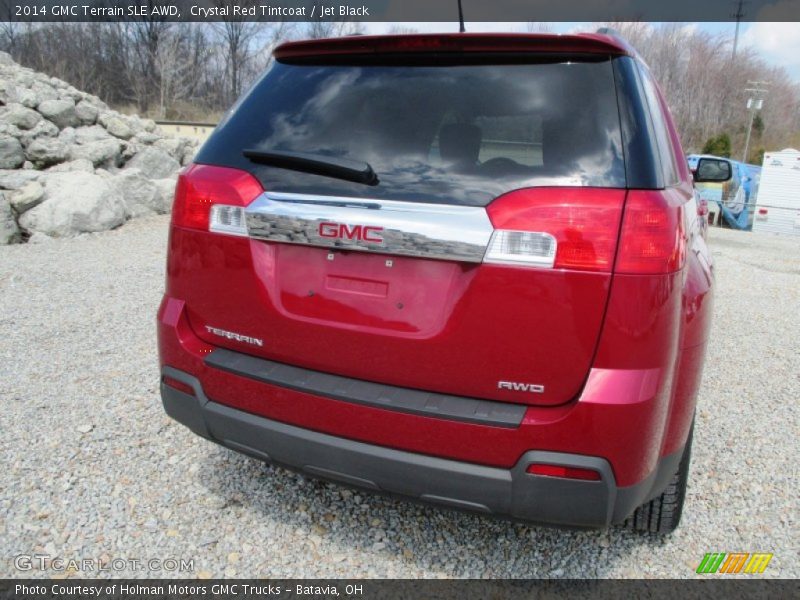Crystal Red Tintcoat / Jet Black 2014 GMC Terrain SLE AWD