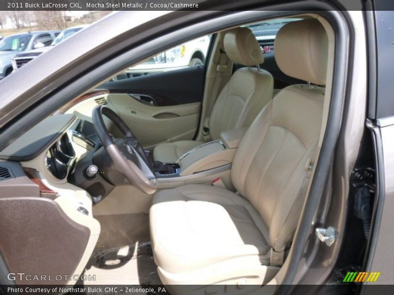 Mocha Steel Metallic / Cocoa/Cashmere 2011 Buick LaCrosse CXL