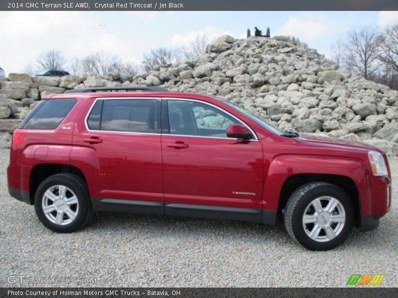 Crystal Red Tintcoat / Jet Black 2014 GMC Terrain SLE AWD