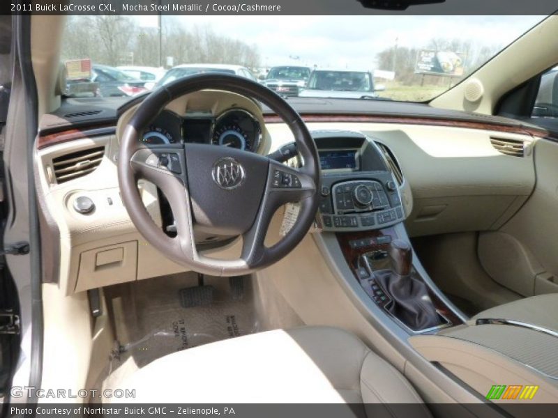 Mocha Steel Metallic / Cocoa/Cashmere 2011 Buick LaCrosse CXL