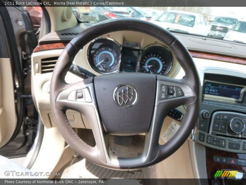 Mocha Steel Metallic / Cocoa/Cashmere 2011 Buick LaCrosse CXL
