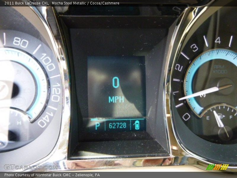 Mocha Steel Metallic / Cocoa/Cashmere 2011 Buick LaCrosse CXL