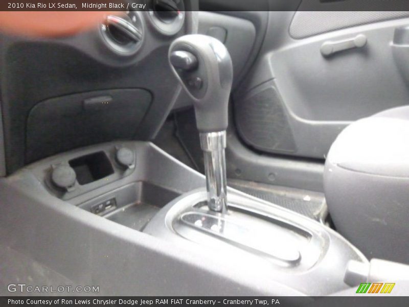 Midnight Black / Gray 2010 Kia Rio LX Sedan