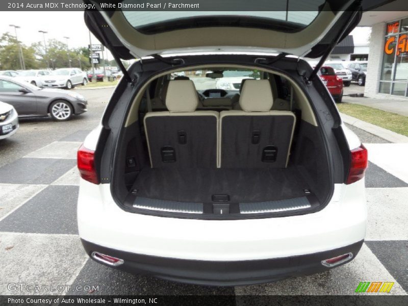 White Diamond Pearl / Parchment 2014 Acura MDX Technology