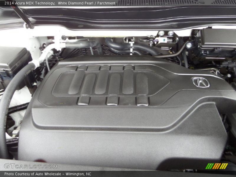 White Diamond Pearl / Parchment 2014 Acura MDX Technology