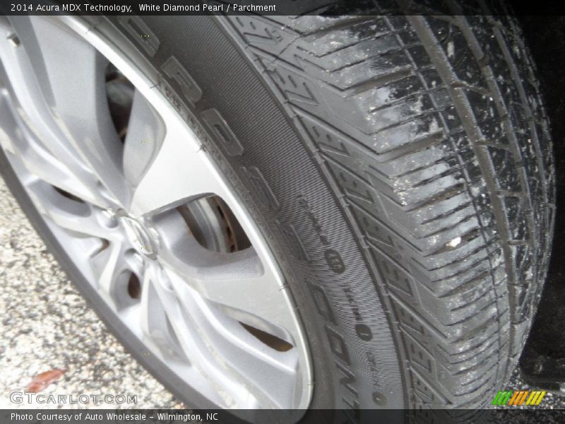 White Diamond Pearl / Parchment 2014 Acura MDX Technology