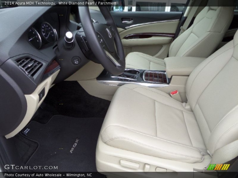 White Diamond Pearl / Parchment 2014 Acura MDX Technology