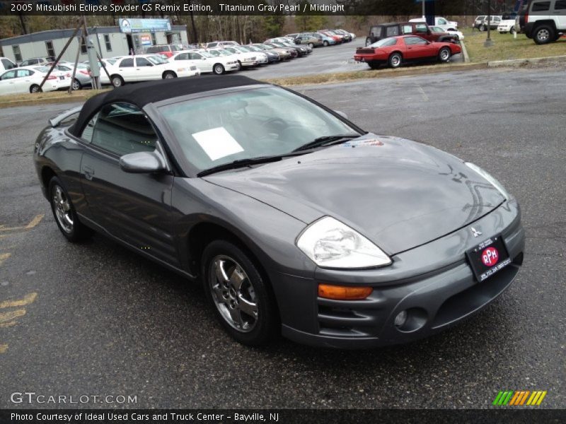 Titanium Gray Pearl / Midnight 2005 Mitsubishi Eclipse Spyder GS Remix Edition