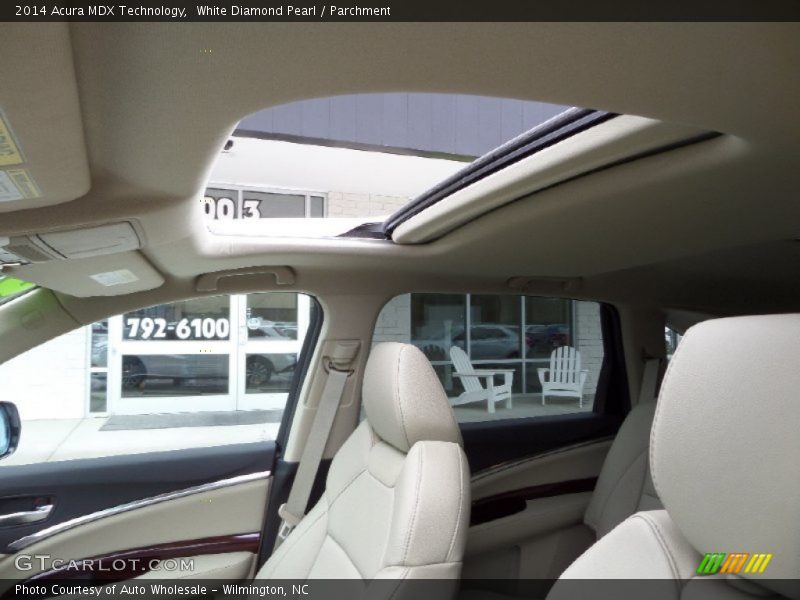 White Diamond Pearl / Parchment 2014 Acura MDX Technology