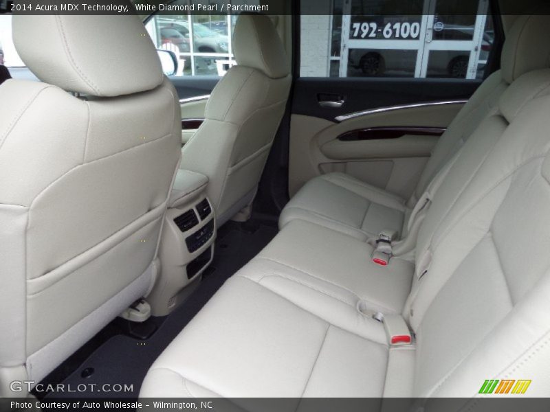 White Diamond Pearl / Parchment 2014 Acura MDX Technology