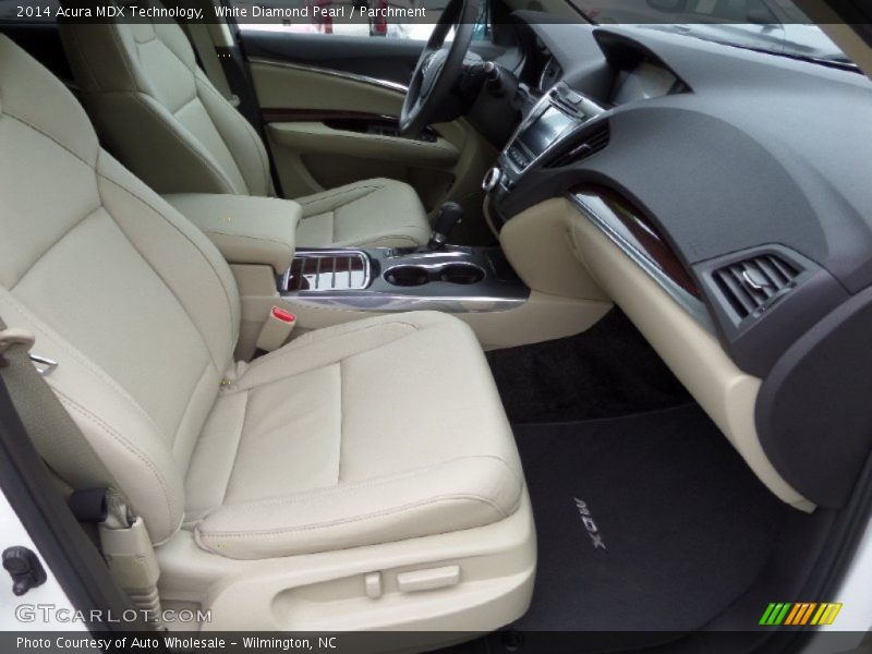 White Diamond Pearl / Parchment 2014 Acura MDX Technology