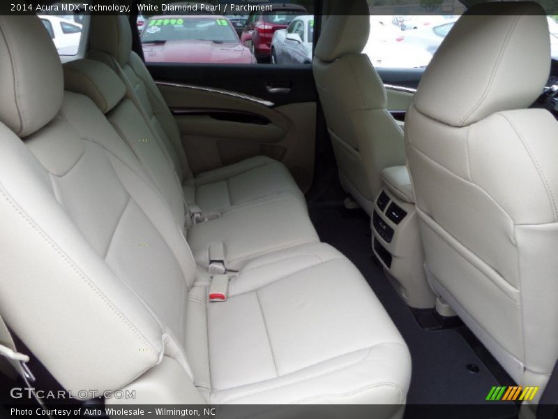 White Diamond Pearl / Parchment 2014 Acura MDX Technology