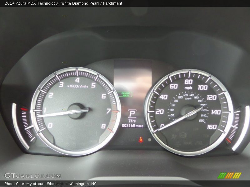 White Diamond Pearl / Parchment 2014 Acura MDX Technology