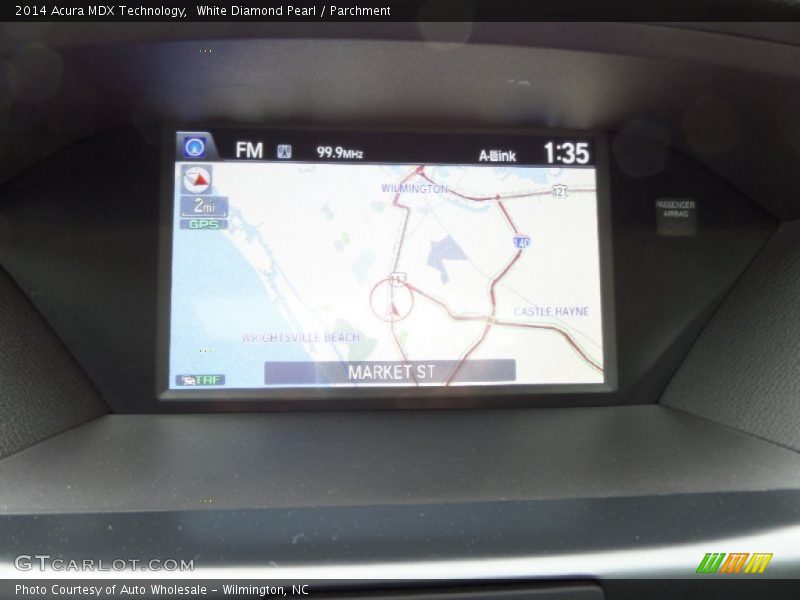 White Diamond Pearl / Parchment 2014 Acura MDX Technology