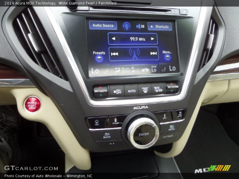White Diamond Pearl / Parchment 2014 Acura MDX Technology